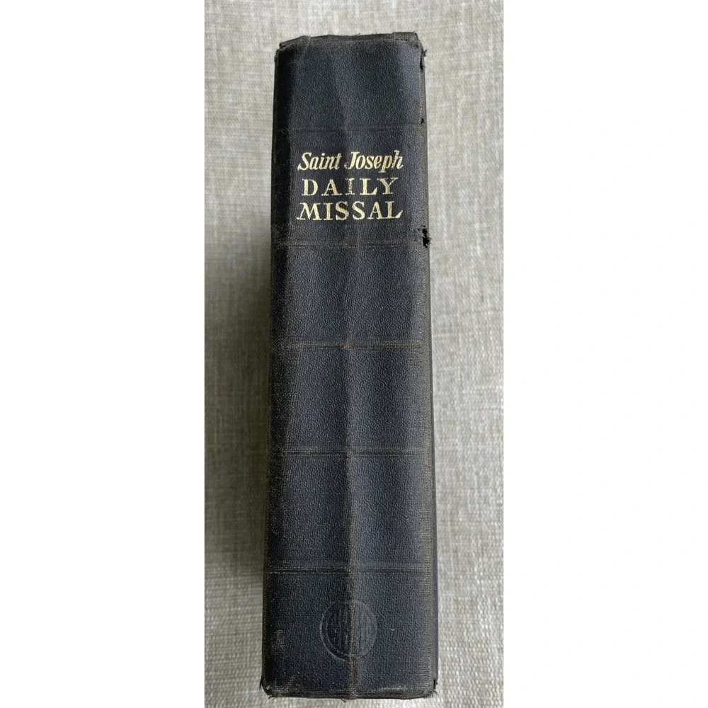 Saint Joseph Daily Missal 1956 Catholic Prayer Book Confraternity Revised Editio